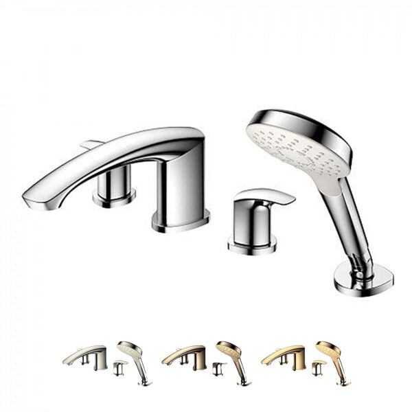 Vòi sen bồn tắm TOTO TBG09202A gắn bồn 4 lỗ GM nóng lạnh
