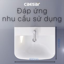 chau lavabo treo tuong CAESAR L2365 P2443 chan lung 7