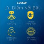Van xả tiểu CAESAR A656 cảm ứng dùng điện - Ảnh 6