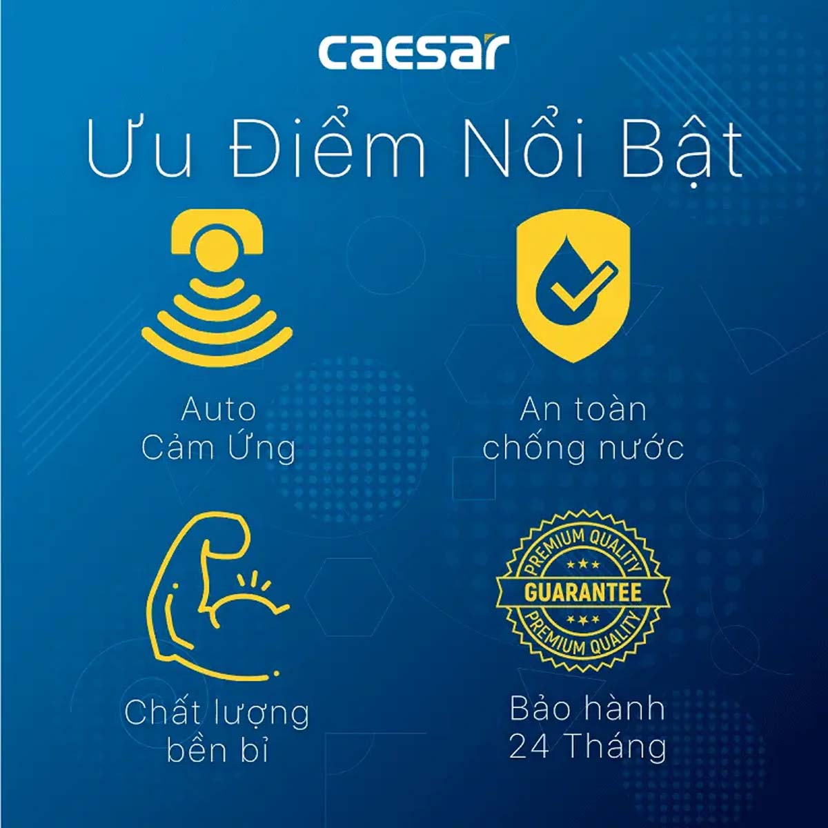 tinh nang Van xa tieu CAESAR A657DC PW cam ung dung pin 2