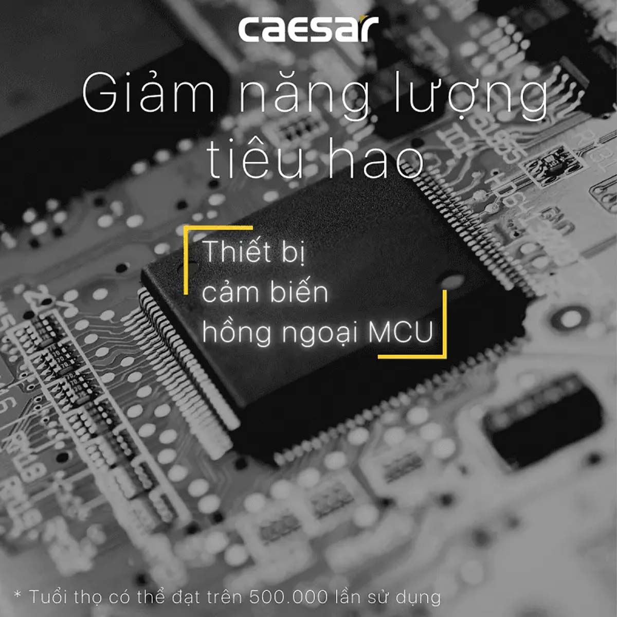 tinh nang Van xa tieu CAESAR A657DC PW cam ung dung pin 5