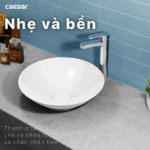 Chậu lavabo đặt bàn CAESAR L5221 - Ảnh 15