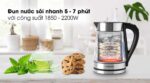 Ấm siêu tốc HAFELE T-602C 535.43.732 1.7L - Ảnh 5