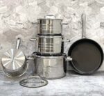 Bộ nồi ARBER Dolphin inox 5 món - Ảnh 3