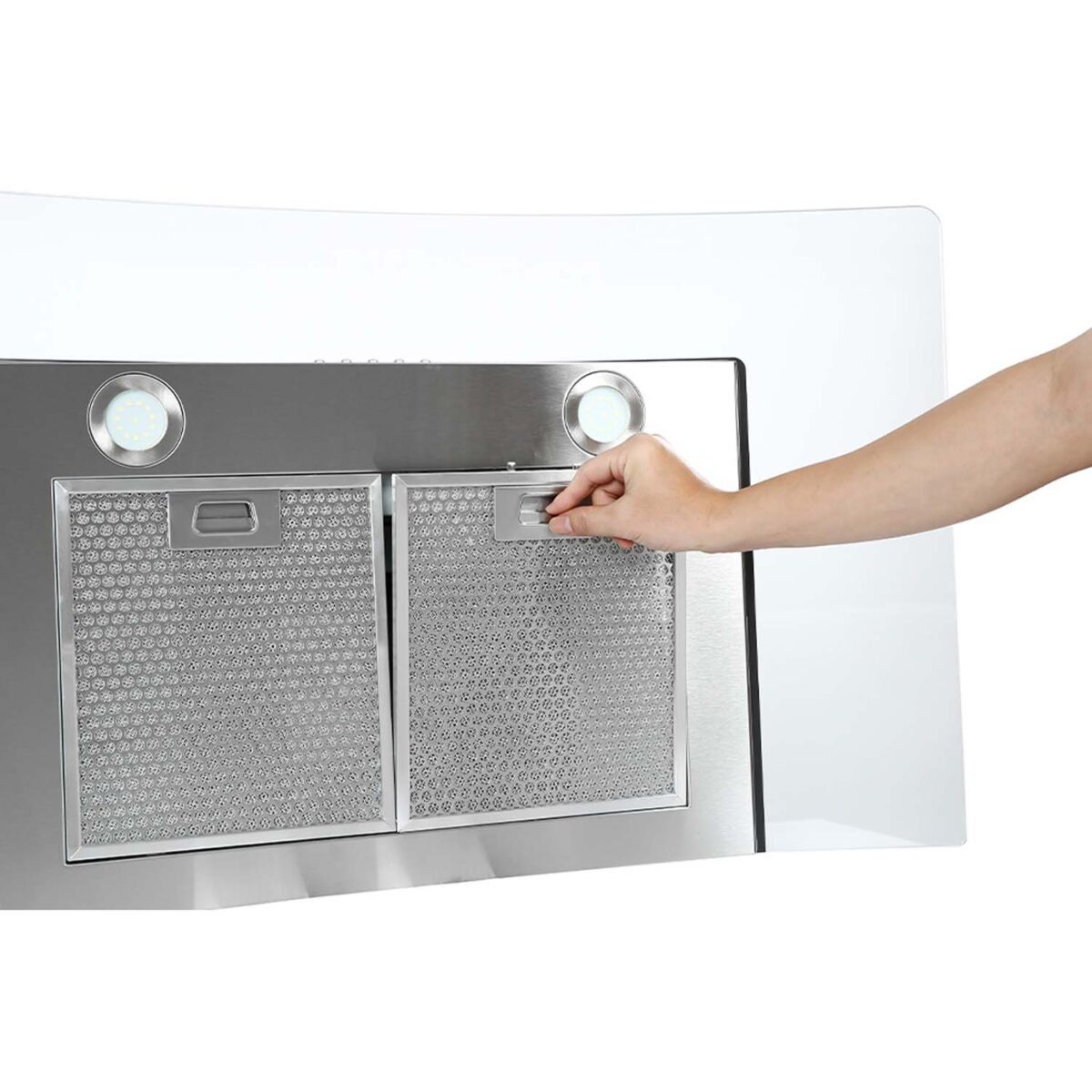 Máy hút mùi KOCHER K-8890 70cm 90cm kính cong - Ảnh 9