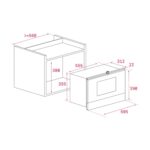 Lò vi sóng Teka MS 622 BI L SS 40584102 âm tủ - Ảnh 2