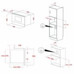 Lò vi sóng Teka ML 822 BIS L WHITE âm tủ - Ảnh 2