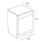 Máy rửa bát TEKA LP8 820 40782360 độc lập - Ảnh 2