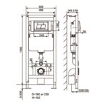Két nước bồn cầu treo tường AMERICAN STANDARD VP-G30041 - Ảnh 2