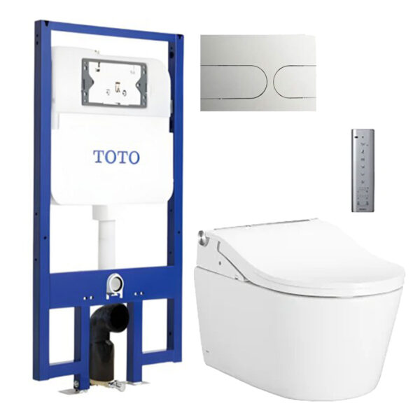 Bồn cầu thông minh TOTO CW542HME5UNW1 TCF801CZ WH172AT MB175M#SS nắp rửa điện tử