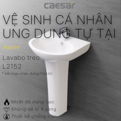 Chau lavabo treo tuong CAESAR L2152 P2445 1