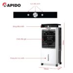 Quạt điều hòa RAPIDO Fresh-O 6000M - Ảnh 4