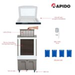 Quạt điều hòa RAPIDO Fresh-O 9000D - Ảnh 4