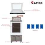 Quạt điều hòa RAPIDO Lucky 9000M - Ảnh 4
