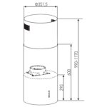 Máy hút mùi ARBER AB700S1 35cm độc lập - Ảnh 2