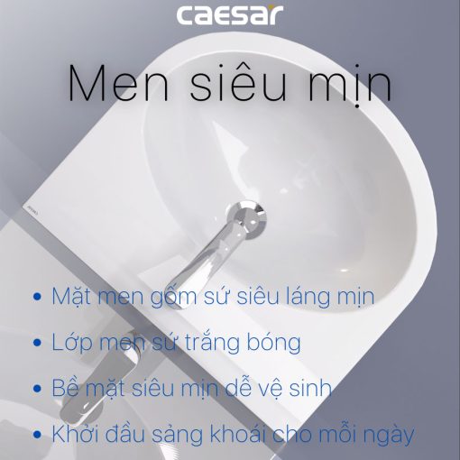 chau lavabo treo tuong Caesar L2152 P2443 chan lung 4