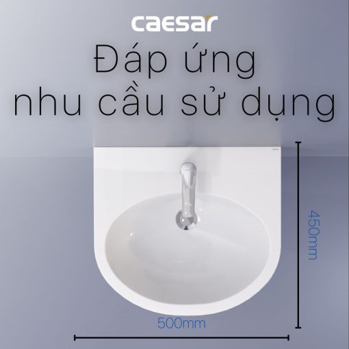 chau lavabo treo tuong Caesar L2152 P2443 chan lung 7