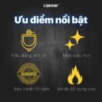 Bồn Tiểu nam CAESAR UA0237 cảm ứng treo tường - Ảnh 4