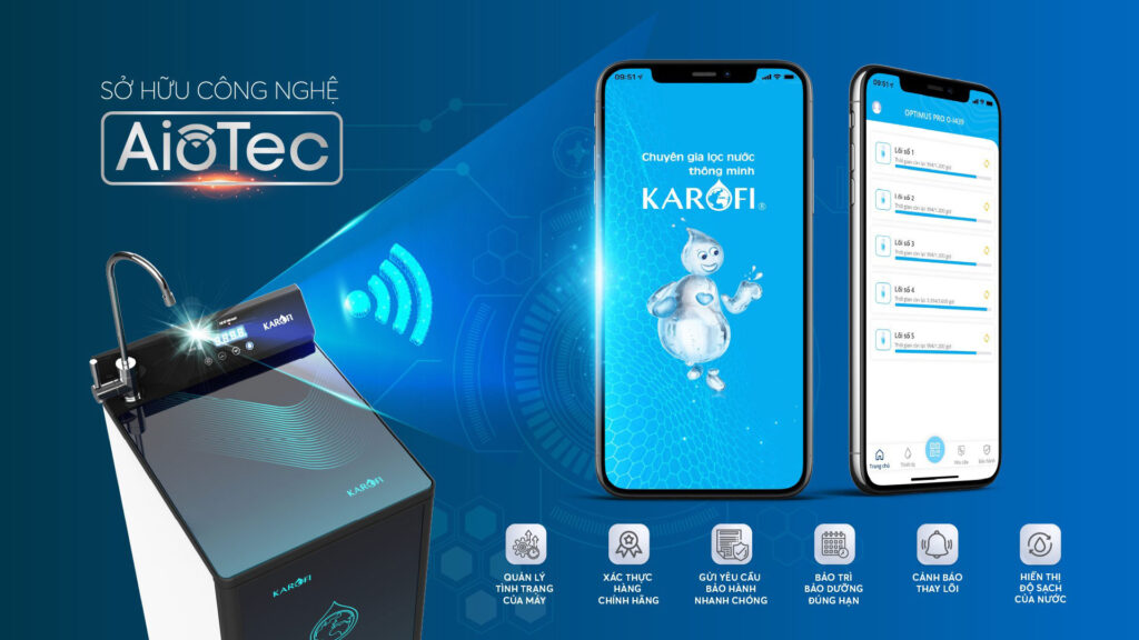 Máy lọc nước RO Karofi Hydrogen KAQ-P95 10 lõi tủ đứng 10 AIOTECH-Karofi-KAQ-P95-7