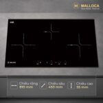Bếp điện từ ba MALLOCA MH03IRN - Ảnh 3