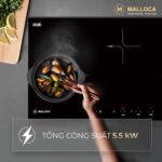 Bếp điện từ ba MALLOCA MH03IRN - Ảnh 6