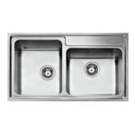 Chậu rửa bát inox Teka STAGE 90 D 2B 40108100 dương bàn 2 hố