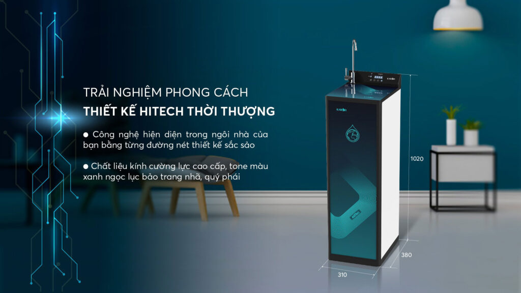 Máy lọc nước RO Karofi Hydrogen KAQ-P95 10 lõi tủ đứng 12 Thiết-kế-Hitech-Karofi-KAQ-P95-7