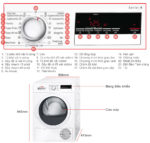 Máy sấy quần áo Bosch WTB86201SG 8kg serie 4 - Ảnh 2