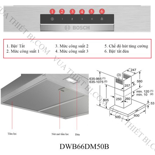 Thông-số-máy-hút-mùi-Bosch-DWB66DM50B-Serie-4