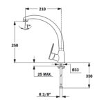 Vòi rửa bát TEKA MF2 81911462 nóng lạnh - Ảnh 2
