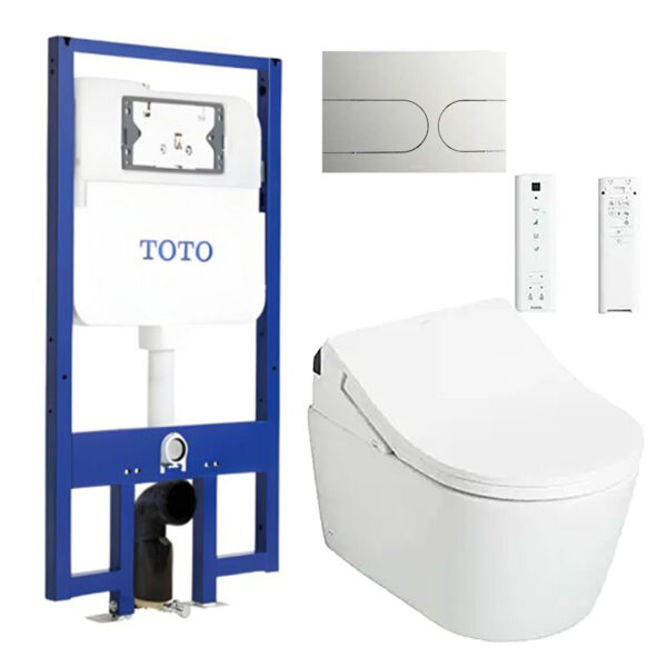 Bồn cầu thông minh TOTO CW542HME5UNW1 TCF794CZ WH172AT MB175M#SS nắp rửa điện tử