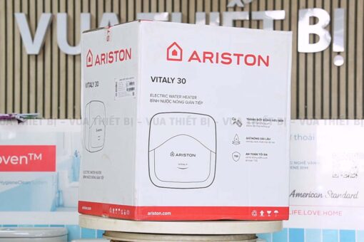 Binh nong lanh ARISTON VITALY 15L lit vuong gian tiep 2.5FE 2500W 2