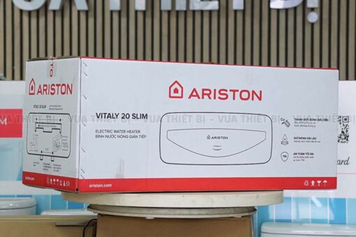 Binh nong lanh ARISTON VITALY 20 SLIM 20L lit ngang gian tiep 2.5FE 2500W 4