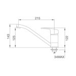 Vòi rửa bát MALLOCA K120C nước lạnh - Ảnh 2