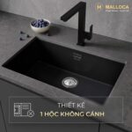 Chậu rửa bát đá MALLOCA ZEN K13040 1 hố - Ảnh 4
