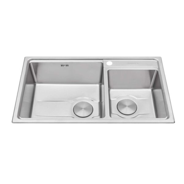 Chậu rửa bát inox MALLOCA MS5082W 2 hố