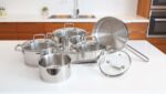 Bộ nồi inox MALLOCA SA-1503 5 món - Ảnh 2