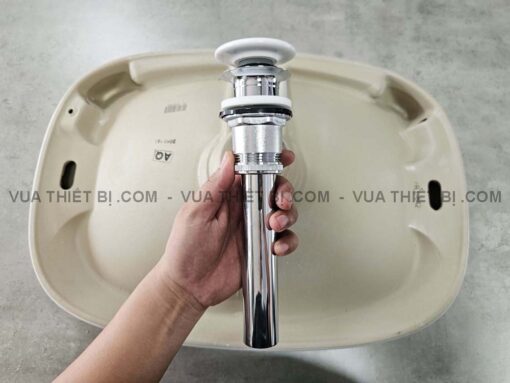 Hinh anh thuc te Chau lavabo dat ban INAX AL 642V Aqua Ceramic 7