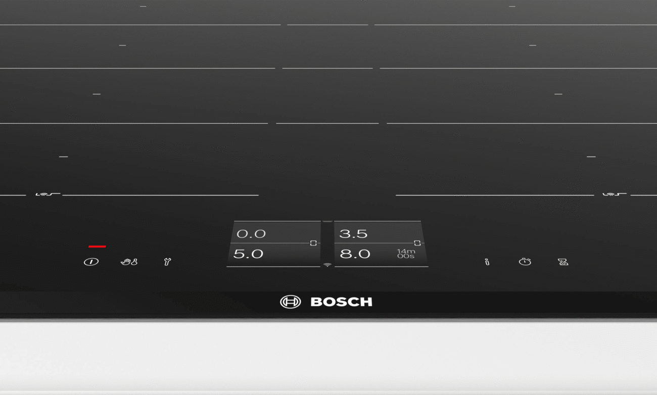 Bếp từ năm BOSCH PXX975KW1E serie 8 toàn vùng nấu 13 Màn-hình-cảm-ứng-TFT-Touch-Display-PXX975KW1E