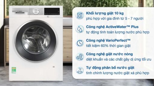 May giat BOSCH WGG254A0SG 10kg serie 6 long ngang 8
