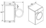 Máy giặt BOSCH HMH.WAV28L40SG 9kg serie 8 - Ảnh 2
