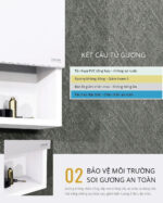 Tủ gương CAESAR EM0160V treo tường - Ảnh 7