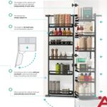 Tủ kho HAFELE TANDEM PANTRY Anthracite 545.93.431 545.93.433 545.93.435 - Ảnh 5