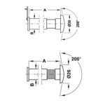 Mắt thần cho cửa HAFELE 489.70.434 489.70.435 góc nhìn 200 độ - Ảnh 2