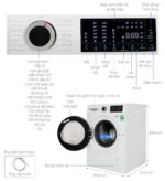 Máy giặt sấy BOSCH WNA254U0SG 10kg 6kg Serie 4 - Ảnh 3