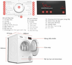 thong so ky thuat May say quan ao BOSCH WTH83008SG 8kg Serie 4