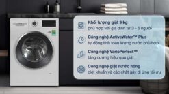 tinh nang May giat BOSCH WGG244A0SG 9kg serie 6 long ngang
