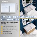 Tủ lavabo CAESAR LF5382 EH05382DWV - Ảnh 3
