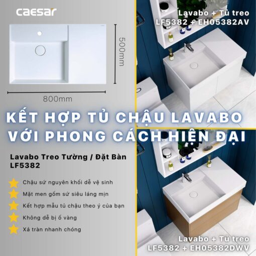 tinh nang Tu lavabo CAESAR LF5382 EH05382DWV 12