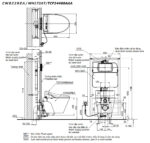 Bồn cầu thông minh TOTO CW822REA TCF24460AAA WH172AT TCA465 MB170P#SS nắp rửa điện tử - Ảnh 2